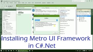 Installing Metro UI Framework in C#.net