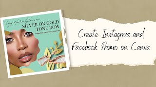 Use Canva | Create Facebook and Instagram Ad Post on Canva