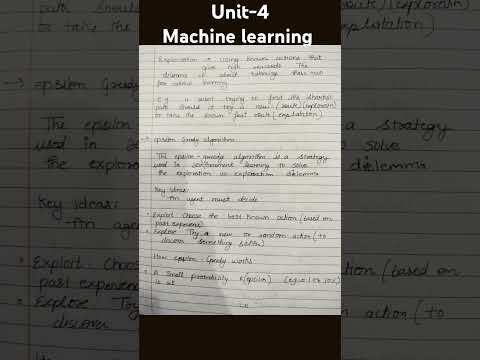 why is reinforcement learning|Elements of reinforcement learning|exploration and exploitation|#exam