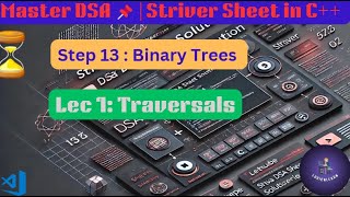 Step 13 (Binary Tree) : Lec 1 - Tree Traversals | LogicnLearn | Striver DSA Sheet