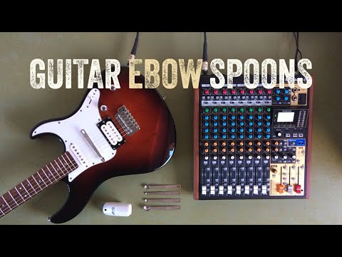 Experimental Tones with Guitar, EBow and Spoons! Enhanced with Valhalla SuperMassive Reverb