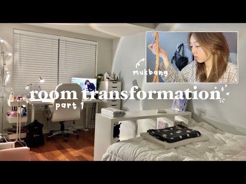 room makeover💌: new space, mukbang, new furniture
