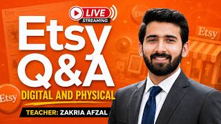 LIVE SESSION Question Answer Related Etsy Digital and Physical Product