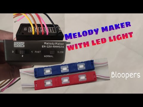 How to set melody maker with led light|Malayalam😎