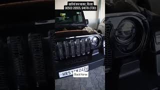 Black Horse 🚘 #Thar #CARZAN #best #car