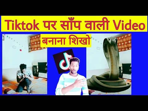 साँप वाली Video बनाना शिखो tiktok के लिऐ। By Wh Tech