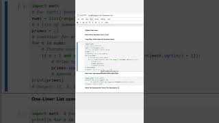 Python One-Liner: Filter Prime Numbers from a List! 🔢✨ #PythonTips #CodingShorts