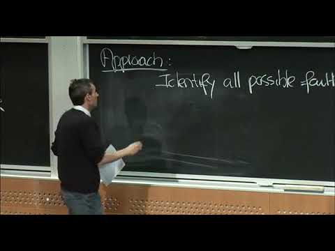 Lecture 14 - Reliability