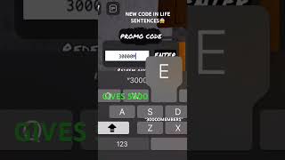 NEW LIFE SENTENCE CODE FOR *5000$😱* #roblox  #promocodes #lifesentence