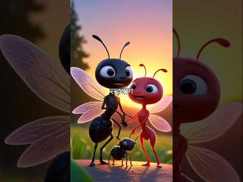 मक्खी ने बचाई चींटी की  मदद 😱😱#trending #viralvideo #love #frindship #motivation #instagram #india