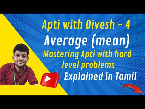 Practicing with Hard Level Problems in Mean (Average) | Apti with Divesh