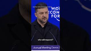 Zelenskiy at Davos Blasts Europe for Inaction in Countering Putin