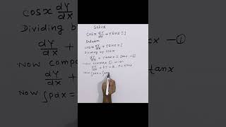 Linear Differential Equations (class 12)