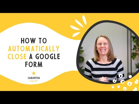 How to automatically close a Google Form
