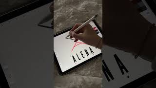 Create Stunning Name Logos with Procreate Tips #letterlogo #namelogo