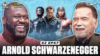 Shaq Asks Arnold For Bodybuilding Advice, If He Liked Acting Over Politics & His Netflix Show FUBAR