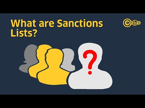 What are Sanctions List? Currency Exchange and Money Transfer Compliance Training  - Part 4/5