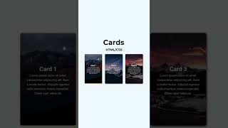 🖥️✨Crie Cards Incríveis com HTML & CSS! 🚀 #html #css #cards
