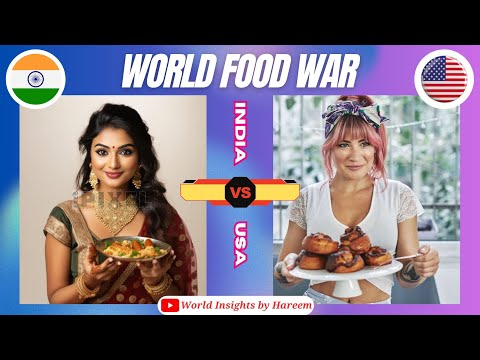 World Food War : USA vs  India | The Ultimate Battle of Flavors! | Burger vs Vada Pao