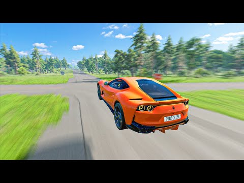 Instant 1200 KMH Acceleration: Which BeamNG Car Survives! 🔥 - BeamNG Drive #70
