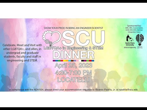 LGBTQA+ Engineering and STEM Dinner 2023