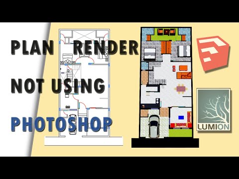 How  to Render Plan From Sketchup + Lumion