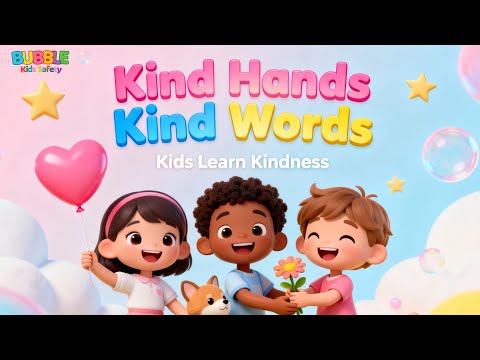 Kind Hands & Kind Words 💛 | Kids Song About Kindness| Nursery Rhymes