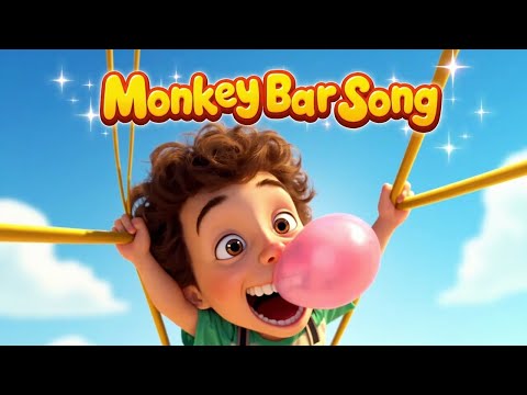 🎶 Monkey Bar Song for Kids | Playground Fun Nursery Rhyme
