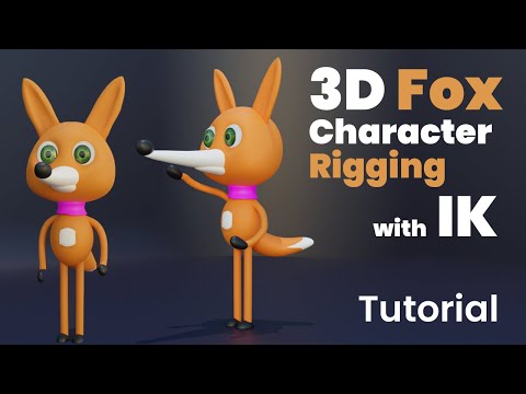 3d fox character rigging - Blender 3.6 Fundamentals