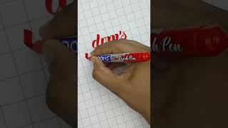 doms brush pen #shorts #calligraphy #brushpen