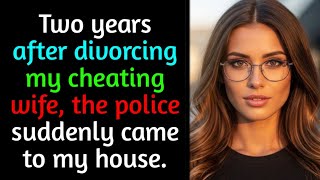 Two years after divorcing my cheating wife, the police suddenly came to my house.. 