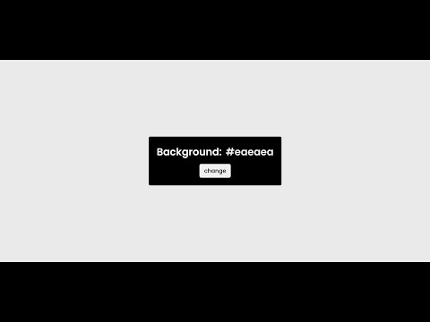 غير لون الخلفية بزر واحد بس! 😍🔥 | مشروع رهيب بـ JavaScript