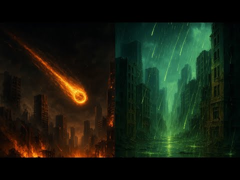 Meteor Impact Destroys the City: Acid Rain Apocalypse Begins