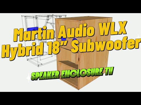 Martin Audio WLX Hybrid 18″ Subwoofer | SketchUp 3D Modeling