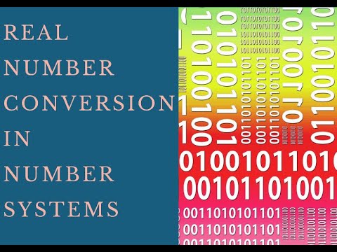 Real Number conversion in number systems|Decimal,Binary,Octal,Hexadecimal Number Systems conversion