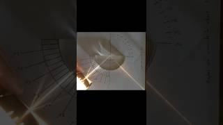 Refraction and Reflection using a glass block 🔦💡🔭 #light #physics #science