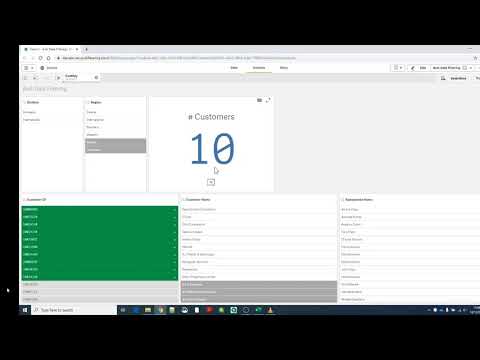 Qlik Bulk Data Filtering