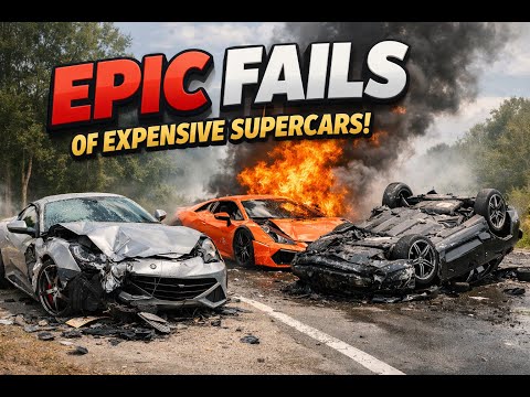 Epic Fails of Expensive Supercars 🏎️💥