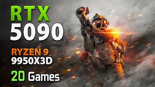 RTX 5090 + Ryzen 9 9950X3D - Test in 20 Games | 4K