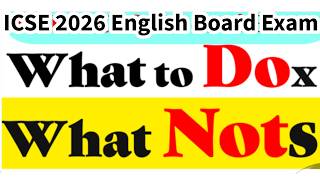 ICSE Class 10 COMPLETE ENGLISH 50+ Most Expected Questions In One Shot 🔥