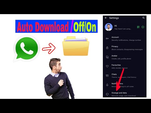 WhatsApp auto download photo of kaise karen / How to WhatsApp auto download off on #whatsapp