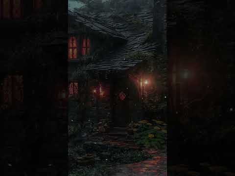 Dark Sky, Soft Thunder – Chill With Me ⚡🍂 #rain #rainoundforsleep #rainsounds