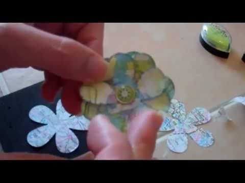 Use It Scrapbooking - DIY Map Flower Video Tutorial