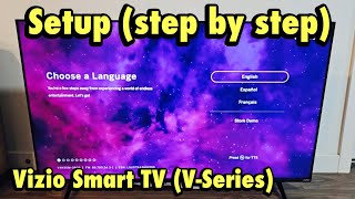 VIZIO Smart TV (V-Series): How to Setup (step by step)