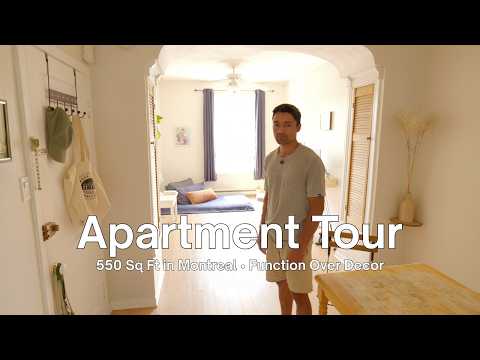 He Prioritized Function Over Decor in His 550 Sq Ft Montreal Studio Apartment – FULL TOUR