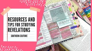 Studying Book of Revelation with Resources and Tips