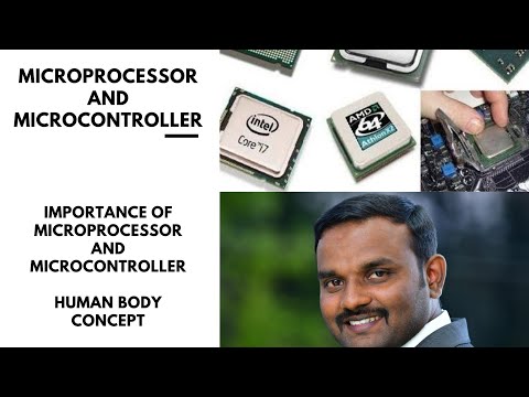 IMPORTANCE OF MICROPROCESSOR AND MICROCONTROLLER//HUMAN BODY CONCEPT//