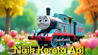 Naik Kereta Api - Thomas Train Lucu - Lagu Anak