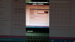 Using format painter command in  Ms Access #formdesign #msAccess #control #format #painter