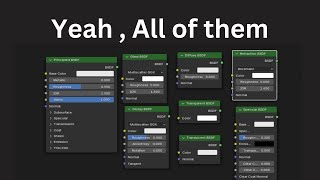 All the BSDF Nodes in Blender EXPLAINED | Blender 4.2 UPDATED